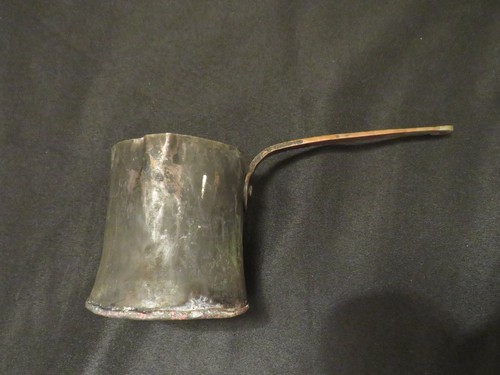 Antique hammered copper kettle - hammered,