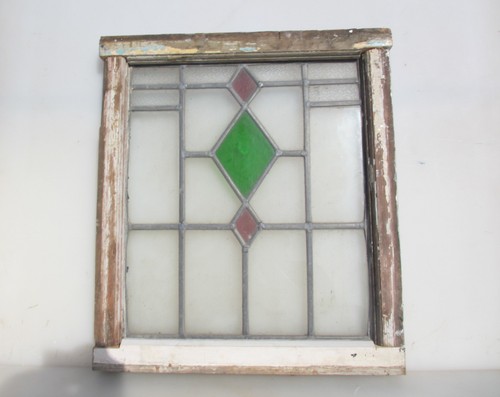 Antique stained glass window - antique,