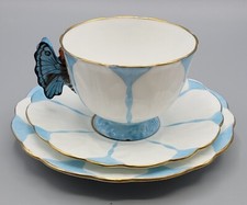 RARE ART DECO AYNSLEY BLUE