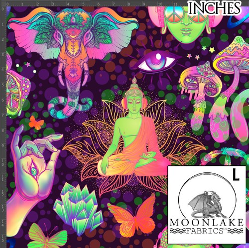 Mandala elephant buddha 100 - elephant, 100%