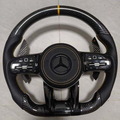 Amg carbon fiber steering - carbon,