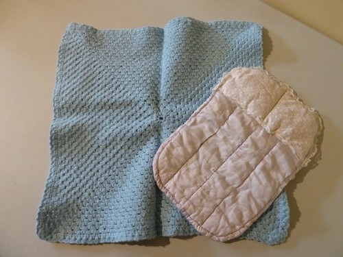 Vintage doll duvet and - doll's,