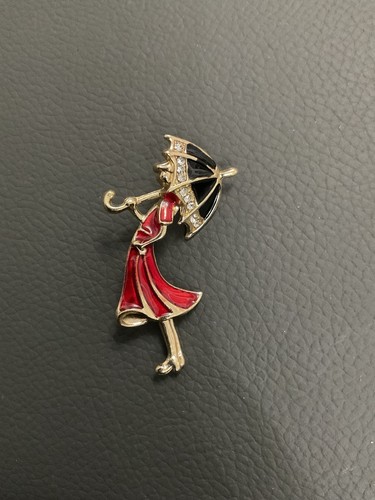 Red gold diamanté - red, lady