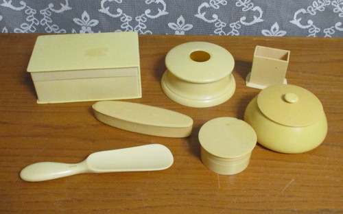 Vintage french ivory celluloid - french,