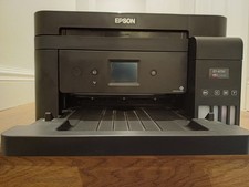 Epson EcoTank ET-4750 Printer all in one print scan copy fax, some ink, uk cable