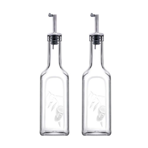 Oil vinegar set - oil, glass