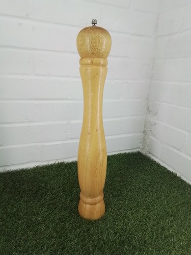 Large wooden pepper mill - wooden,