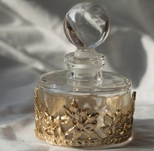 Vintage glass perfume bottle - ,