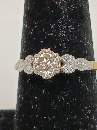 Vintage 18ct gold platinum - 18ct,