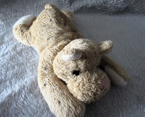 Vintage soft toy - , beige