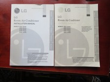 REDUCED By £4:00LG room air conditioning unit installation and user instructions