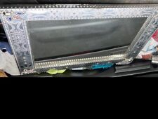 Mexican Punched Tin Mirror Large Aboriginal Unusual Hammer Decor