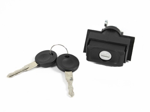 Rear tailgate lock with keys - with,