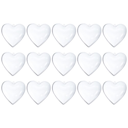 15pcs clear plastic - 15pcs,