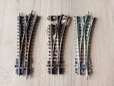 3 X Peco ST-5 N Gauge No.1 Radius Right Hand Point's Nickel Silver 