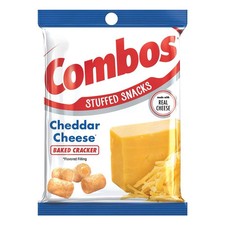 Combos Stuffed Snacks Cheddar Cheese Baked Crackers 6.3oz (178g) - (America)