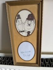 Laurel and Hardy Signed