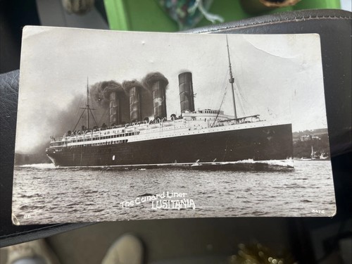 Original lusitania real photo - lusitania,