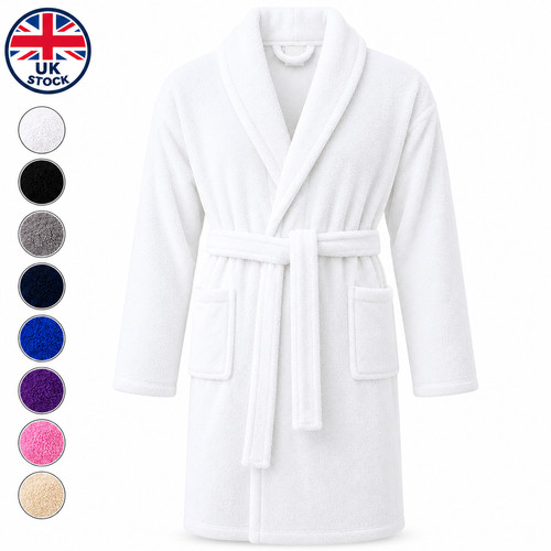 Luxury 550 gsm bath robe - luxury, uk