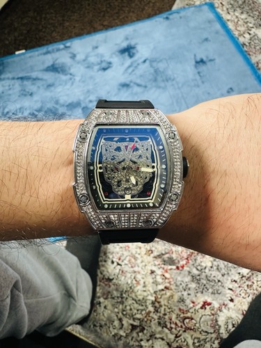 Black panther watch with - black,