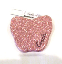 Coach pink glittler mirror