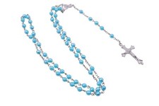 Rosary Bead Necklace with