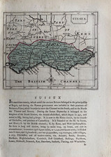 1787 Antique Map; Sussex by