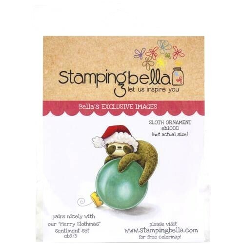 Stamping bella sloth ornament - bella,