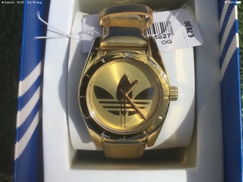 Adidas gold watch - watch,