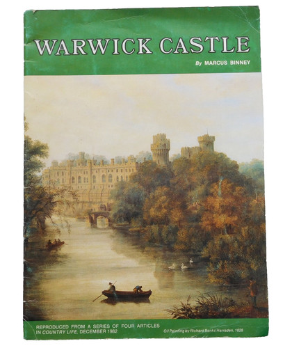 Warwick castle vintage guide - castle,