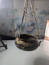 Vintage Ornate Brass Hanging