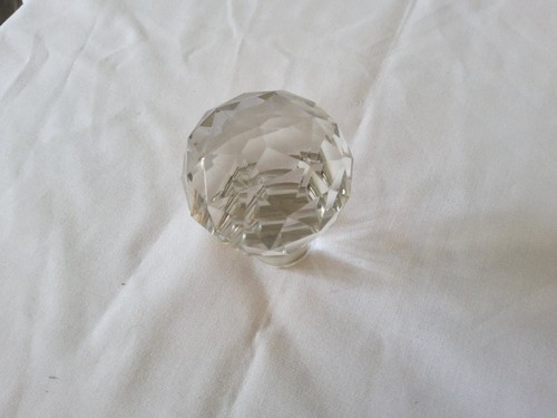 Old vintage glass decanter - glass,