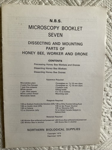 Nbs microscopy booklet - booklet, seven