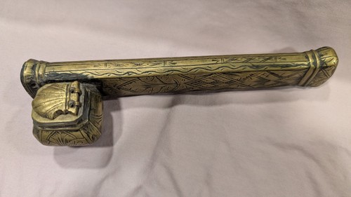 Antique 19thc ottoman brass - 19thc,
