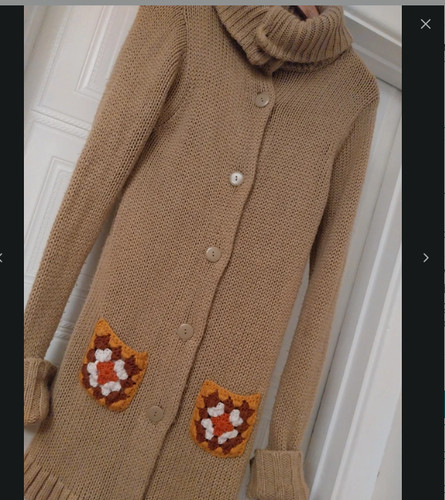 Zara long mustard cardigan