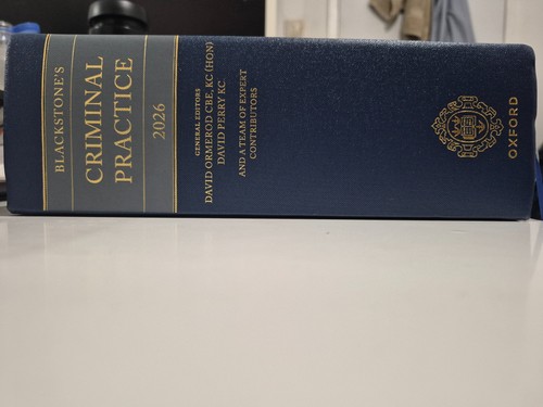 Blackstone criminal practice - blackstone's,