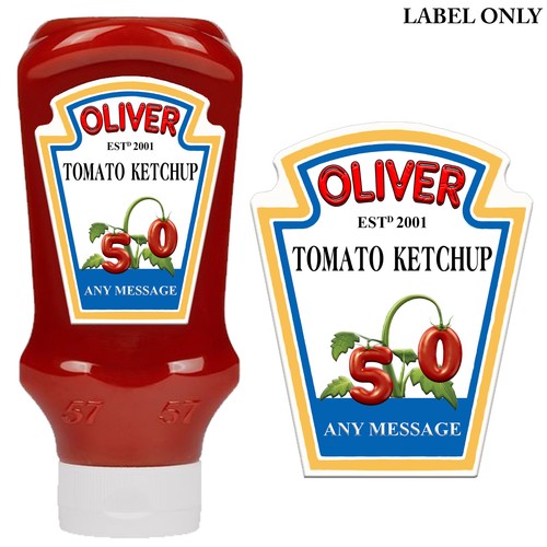 Personalised sticker bottle - personalised,
