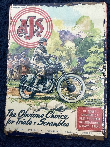 Ajs motorcycle reproduction - ajs,