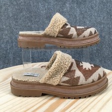 Jessica Simpson Shoes Womens 9 Ebiyra Platform Mule Beige Slip On Faux Fur