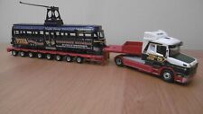 Oxford Heavy Haul Truck Stobart Scania T Cab Nooteboom Trailer & Tram Load 1:76