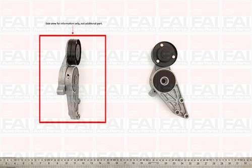 Tensioner lever ribbed belt - ribbed,