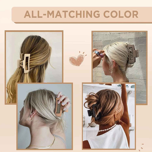 Vintage matte geometric hair - vintage,