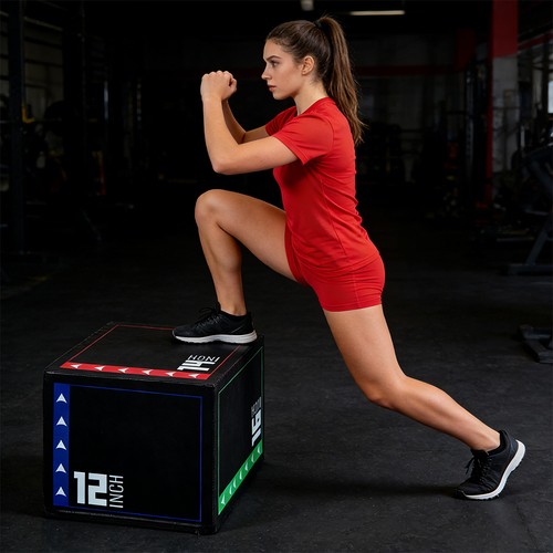Plyo jump box foam - plyo, 12-24"