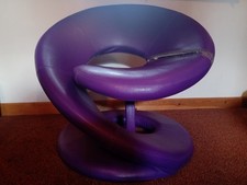 Occasional Spiral / Peal Chair in the style of Louis Durot