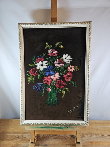 Vintage oil velvet - vintage,