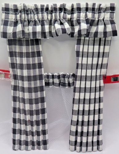 Dolls house curtains