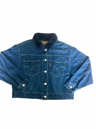 Levi sherpa trucker women s - sherpa,