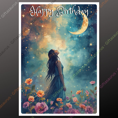 Personalised birthday card - personalised,