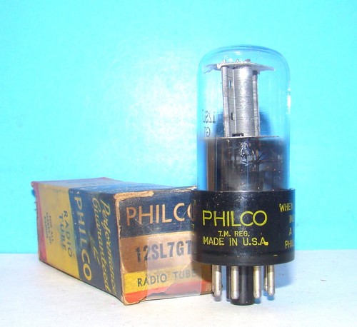 12sl7gt philco nos radio audio - 12sl7gt,