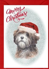 Tibetan Terrier Dog A6 (4" x